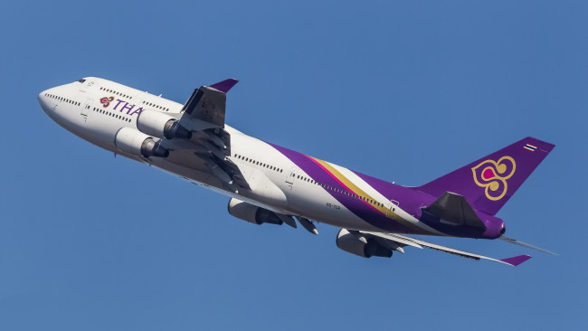 Обои картинки фото boeing 747, авиация, пассажирские самолёты, авиалайнер