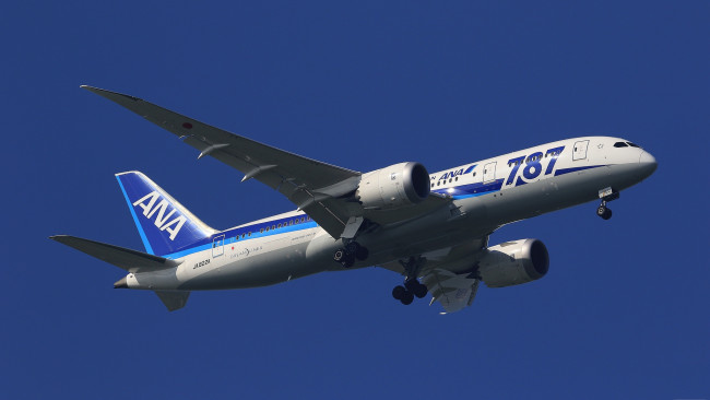 Обои картинки фото boeing 787, авиация, пассажирские самолёты, авиалайнер
