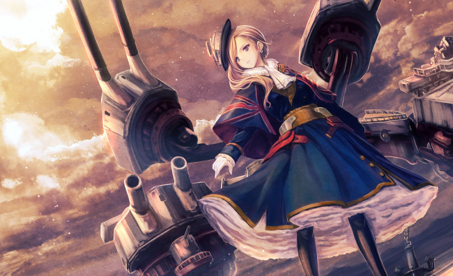 Обои картинки фото аниме, azur lane, арт, девушка