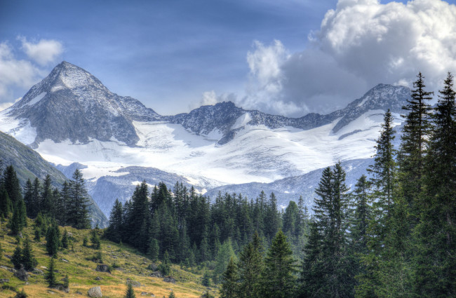 Обои картинки фото природа, горы, простор