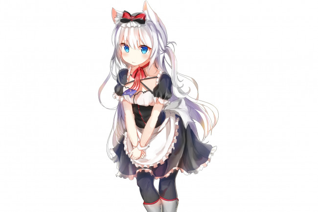 Обои картинки фото аниме, azur lane, девушка, фон, взгляд