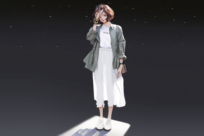 Обои картинки фото аниме, unknown,  другое , девушка