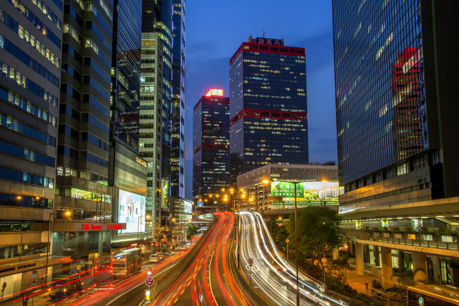 Обои картинки фото hong kong, города, гонконг , китай, небоскребы, панорама