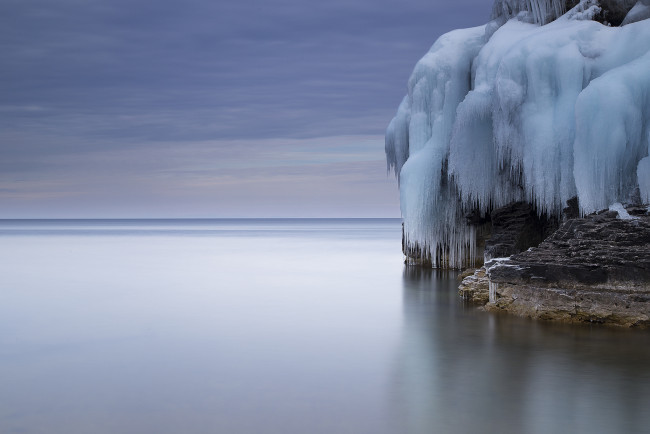 Обои картинки фото природа, зима, простор