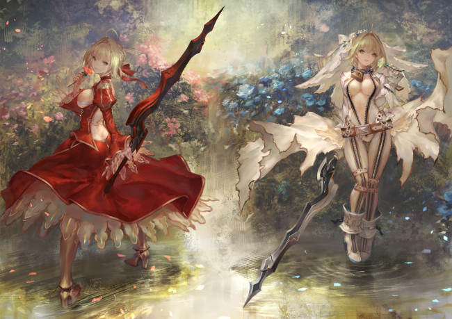 Обои картинки фото аниме, fate, stay night, grand, order