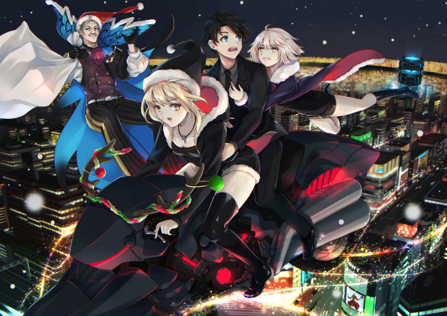 Обои картинки фото аниме, fate, stay night, персонажи