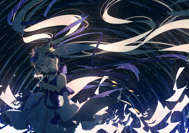 Обои картинки фото аниме, vocaloid, yuki, miku, hatsune