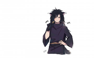 Картинка аниме naruto ушки учиха мадара