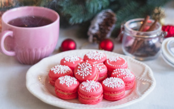 Картинка еда макаруны лакомство печенье