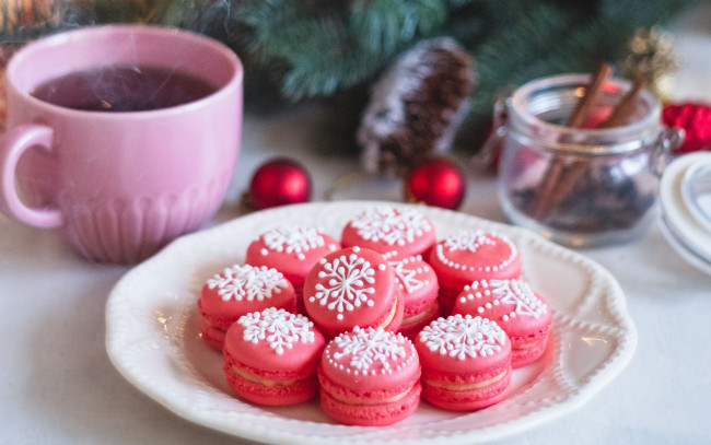 Обои картинки фото еда, макаруны, лакомство, печенье