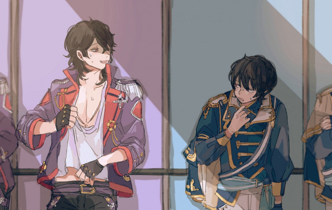 Обои картинки фото аниме, ensemble stars, ансамбль, звёзд