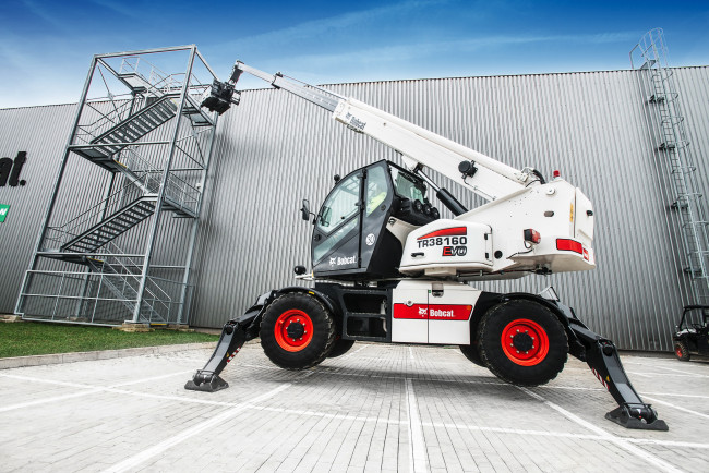 Обои картинки фото техника, телескопические автопогрузчики, bobcat