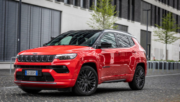 Картинка 2022+jeep+compass+s автомобили jeep compass s джип красный улица