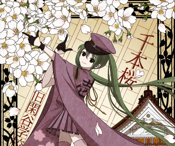 Обои картинки фото аниме, vocaloid, вокалойд