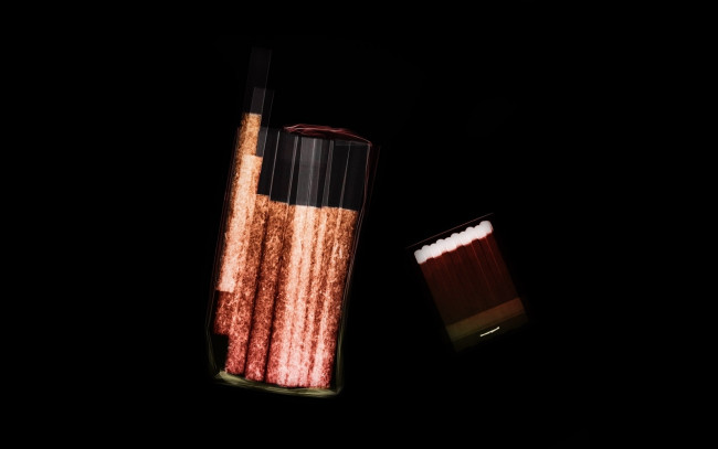 Обои картинки фото разное, кости,  рентген, зажигалка, спички