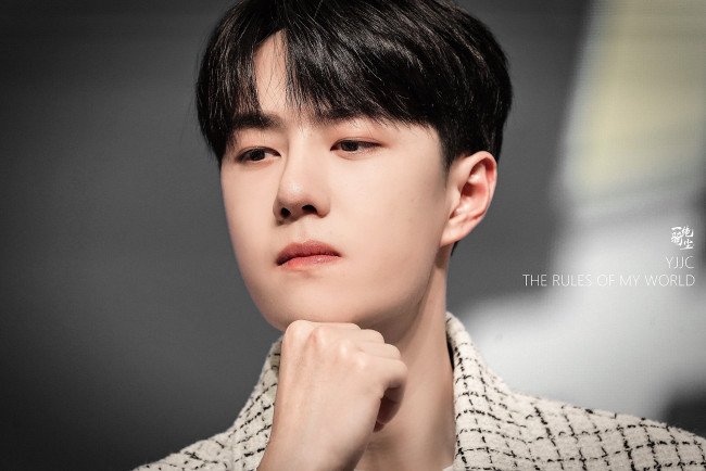 Обои картинки фото мужчины, wang yi bo, лицо, пиджак