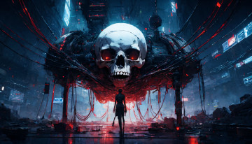 Картинка фэнтези нежить нейросети графика нейроарт ai art нейронные сети рисунки нейро искусство