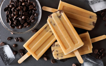 Картинка еда мороженое +десерты шоколад кофейные зерна