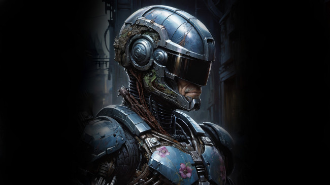 Обои картинки фото фэнтези, роботы,  киборги,  механизмы, нейросети, графика, нейроарт, ai, art, нейронные, сети, рисунки, нейро, искусство