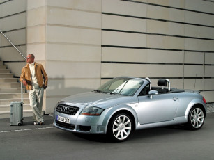 Картинка audi tt roadster quattro 2003 автомобили