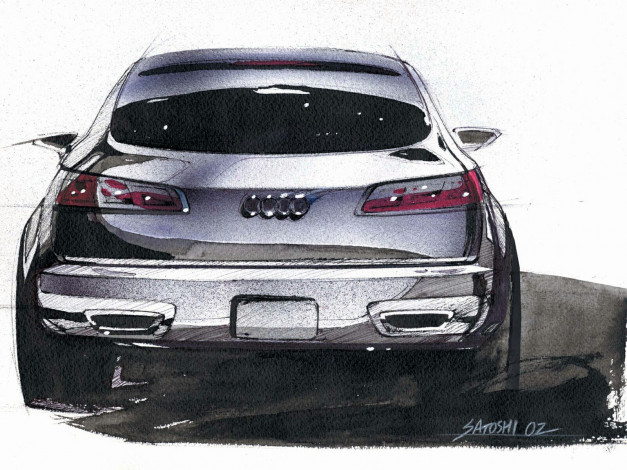 Обои картинки фото audi, q7, рисованные, авто, мото