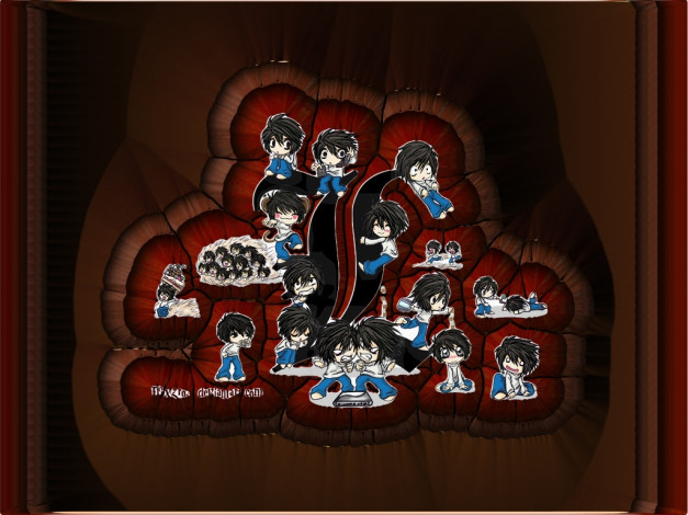 Обои картинки фото madness, аниме, death, note