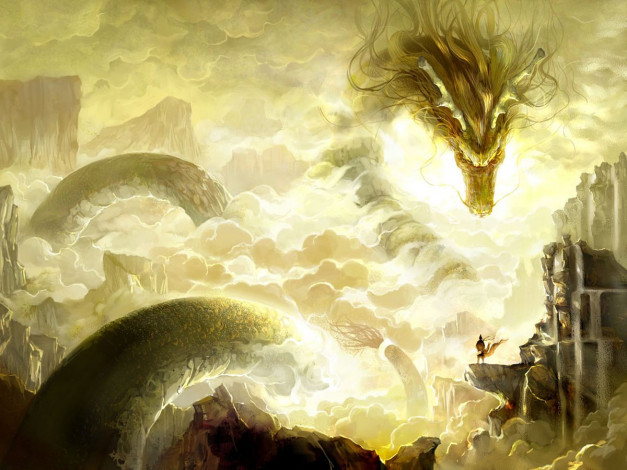 Обои картинки фото фэнтези, драконы