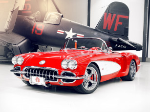 Картинка автомобили corvette racing