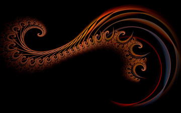 Картинка 3д графика fractal фракталы узор фон