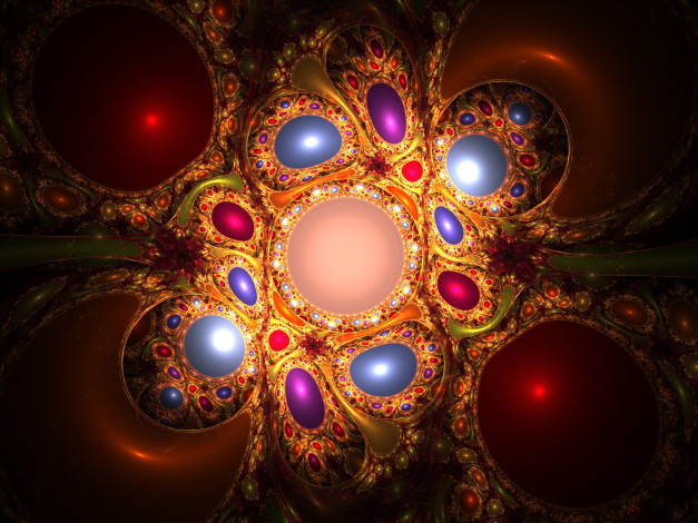 Обои картинки фото 3д, графика, fractal, фракталы, узор