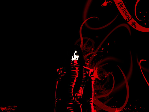 Обои картинки фото аниме, hellsing, alucard
