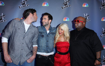 Картинка blake shelton christina aguilera разное знаменитости блэйк шелтон кристина агилера