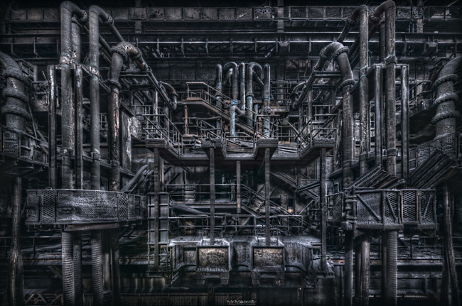 Обои картинки фото разное, строительные, инструменты, запчасти, механизмы, завод, трубы