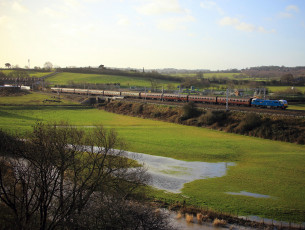 Картинка техника поезда локомотив рельсы