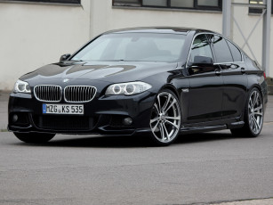 обоя автомобили, bmw, kelleners, sport, 2010г, темный, f10, series, 5