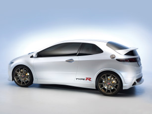 Картинка автомобили honda concept civic type-r 2006