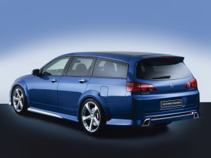 обоя автомобили, honda, синий, 2003, cm, study, model, sports, diesel, tourer, accord