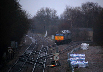 обоя техника, поезда, рельсы, локомотив