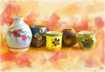 Картинка рисованные -+другое посуда