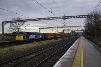 Картинка техника поезда рельсы локомотив