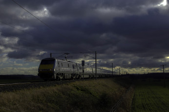 Картинка техника поезда рельсы локомотив