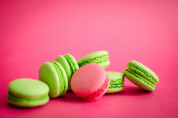 обоя еда, пирожные,  кексы,  печенье, печенье, миндальное