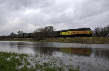 обоя техника, поезда, рельсы, локомотив