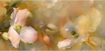 Картинка рисованные цветы