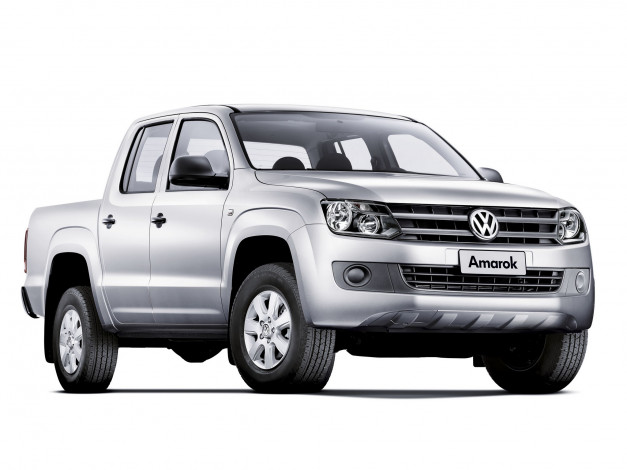Обои картинки фото автомобили, volkswagen, 2010, amarok, comfortline, cab, double