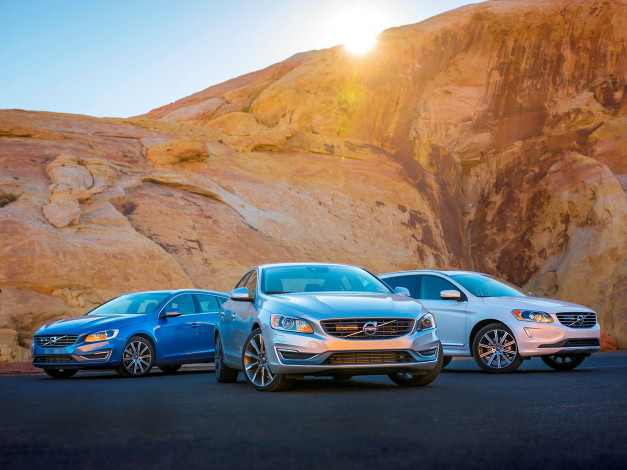 Обои картинки фото автомобили, volvo, синий