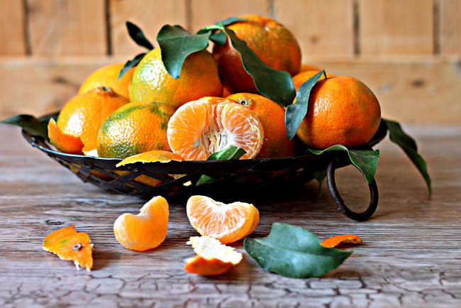 Обои картинки фото еда, цитрусы, мандарины