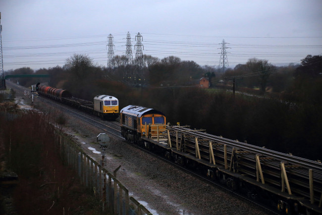 Обои картинки фото техника, поезда, локомотив, рельсы