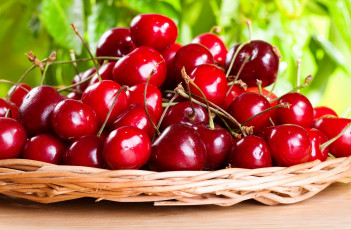 Картинка еда вишня +черешня лето ягоды