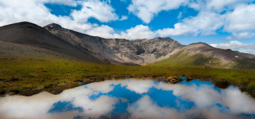 Картинка природа реки озера отражение облака горы озеро небо